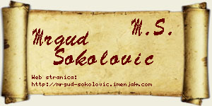 Mrgud Sokolović vizit kartica